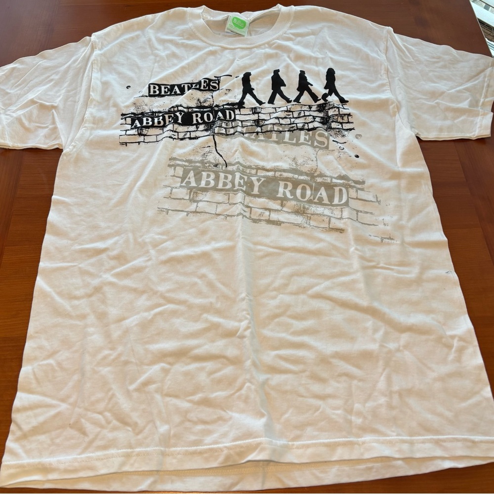The Beatles White Abbey Road Short Sleeve Tee